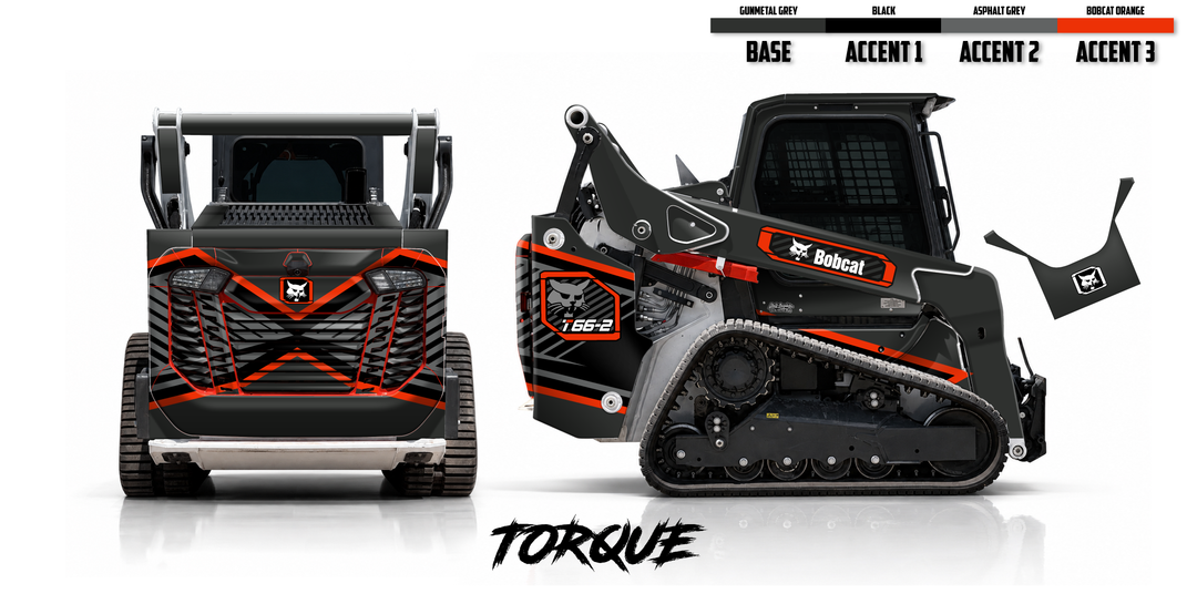 Bobcat T66-2 Wrap Kits Dirty Graphix