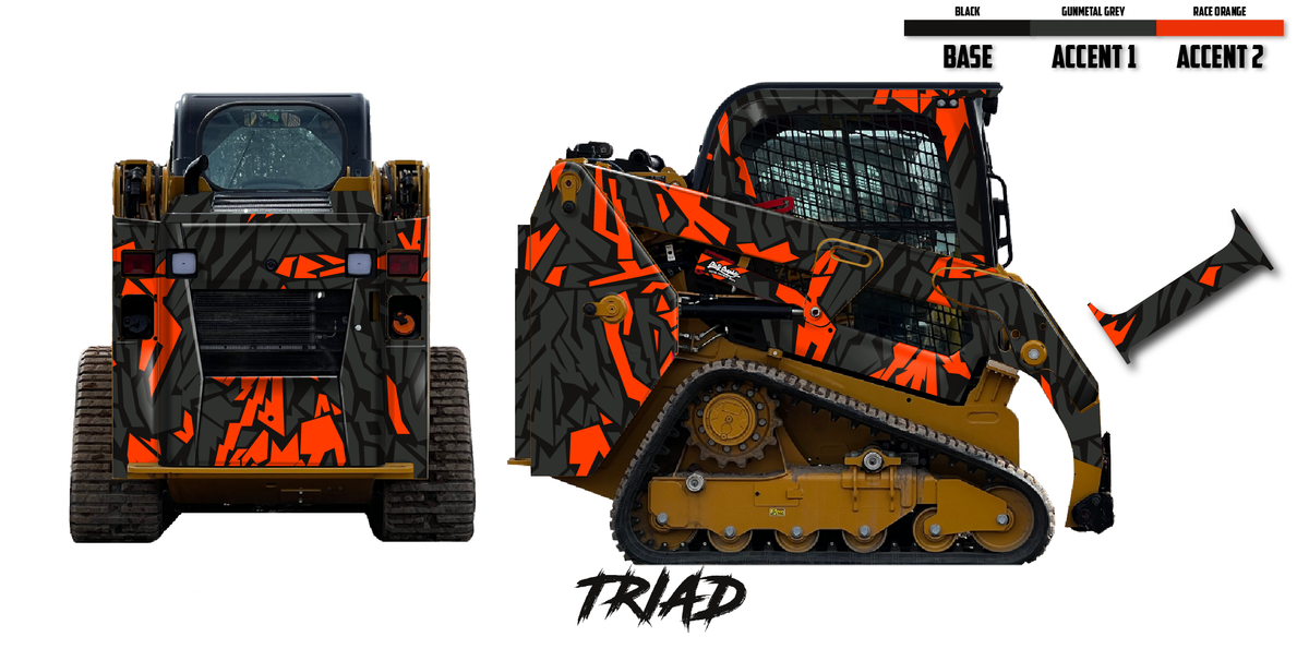 CAT 239/226D3 Wrap Kits – Dirty Graphix