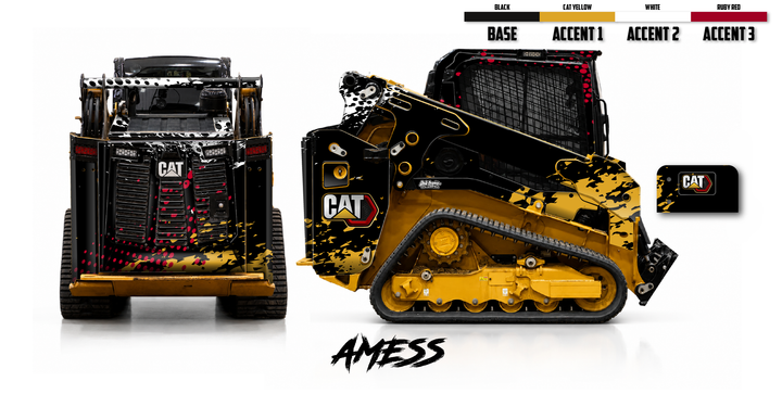CAT 255/250 Wrap Kits Dirty Graphix