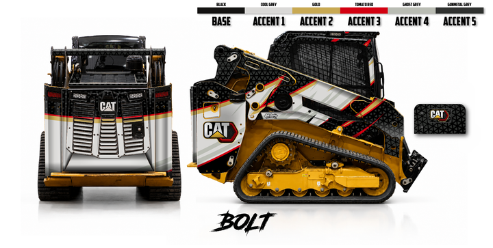 CAT 255/250 Wrap Kits Dirty Graphix