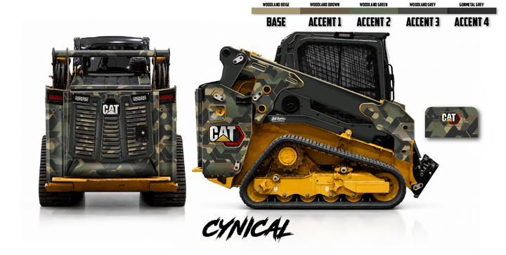 CAT 255/250 Wrap Kits Dirty Graphix