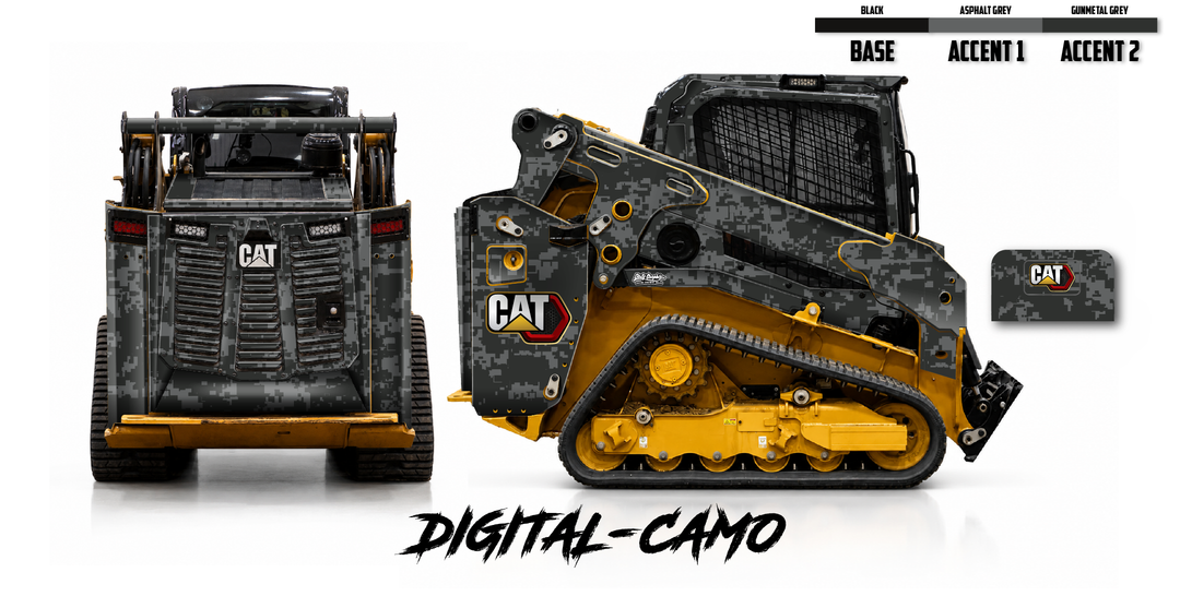 CAT 255/250 Wrap Kits Dirty Graphix