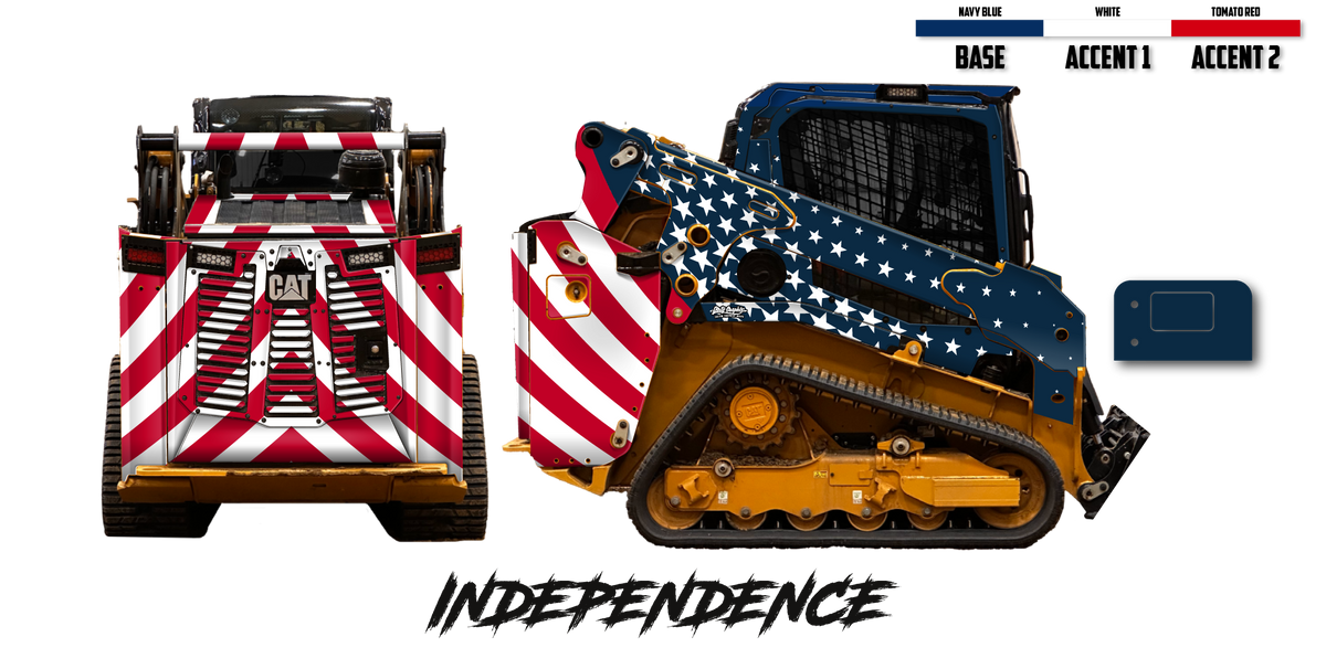 CAT 255 Wrap Kit | Custom Skid Steer Graphics – Dirty Graphix