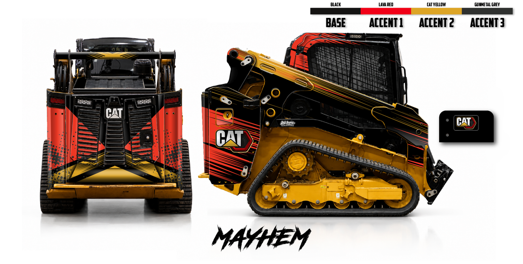 CAT 255/250 Wrap Kits Dirty Graphix