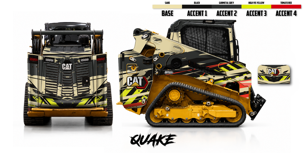 CAT 255/250 Wrap Kits Dirty Graphix