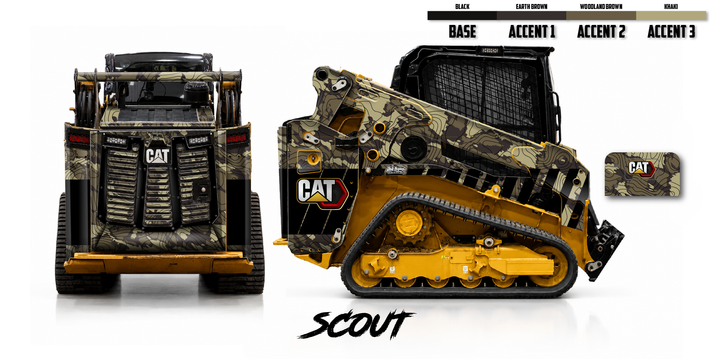 CAT 255/250 Wrap Kits Dirty Graphix