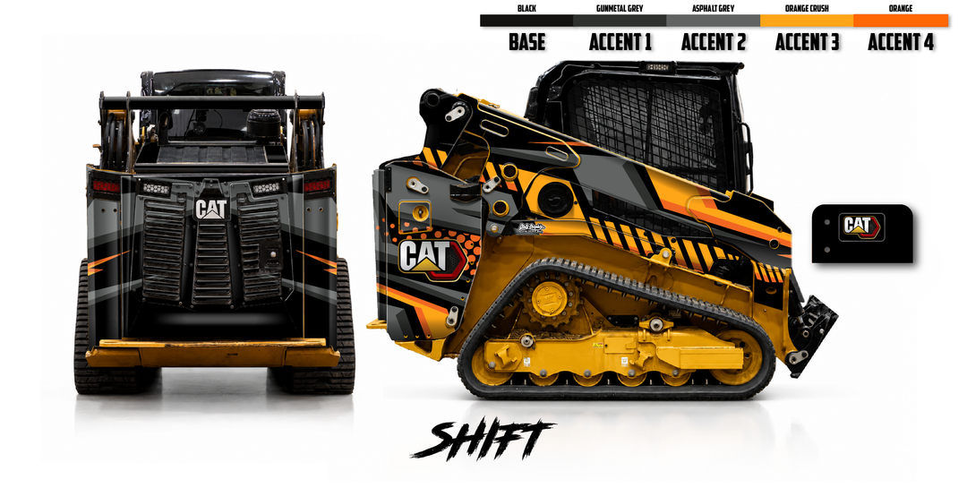 CAT 255/250 Wrap Kits Dirty Graphix