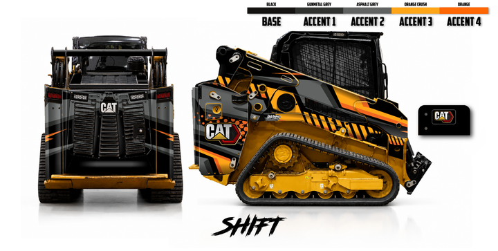 CAT 255/250 Wrap Kits Dirty Graphix