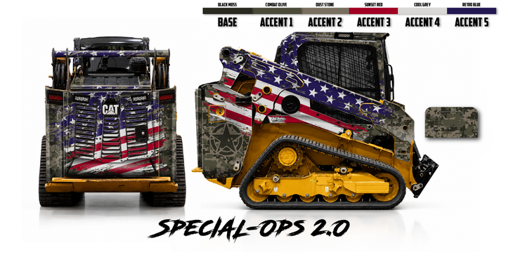 CAT 255/250 Wrap Kits Dirty Graphix
