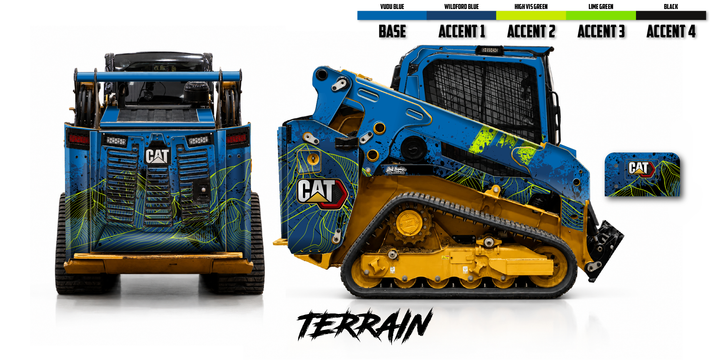 CAT 255/250 Wrap Kits Dirty Graphix