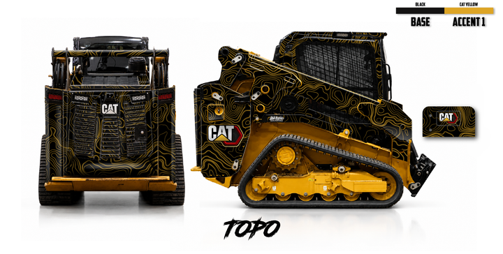 CAT 255/250 Wrap Kits Dirty Graphix