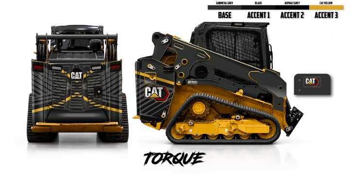 CAT 255/250 Wrap Kits Dirty Graphix