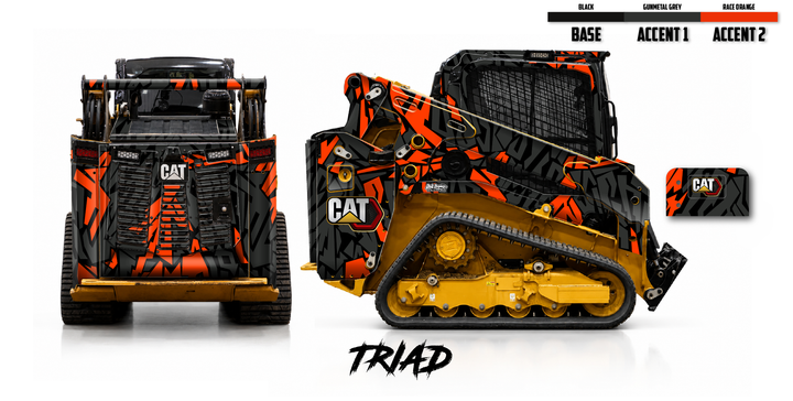 CAT 255/250 Wrap Kits Dirty Graphix