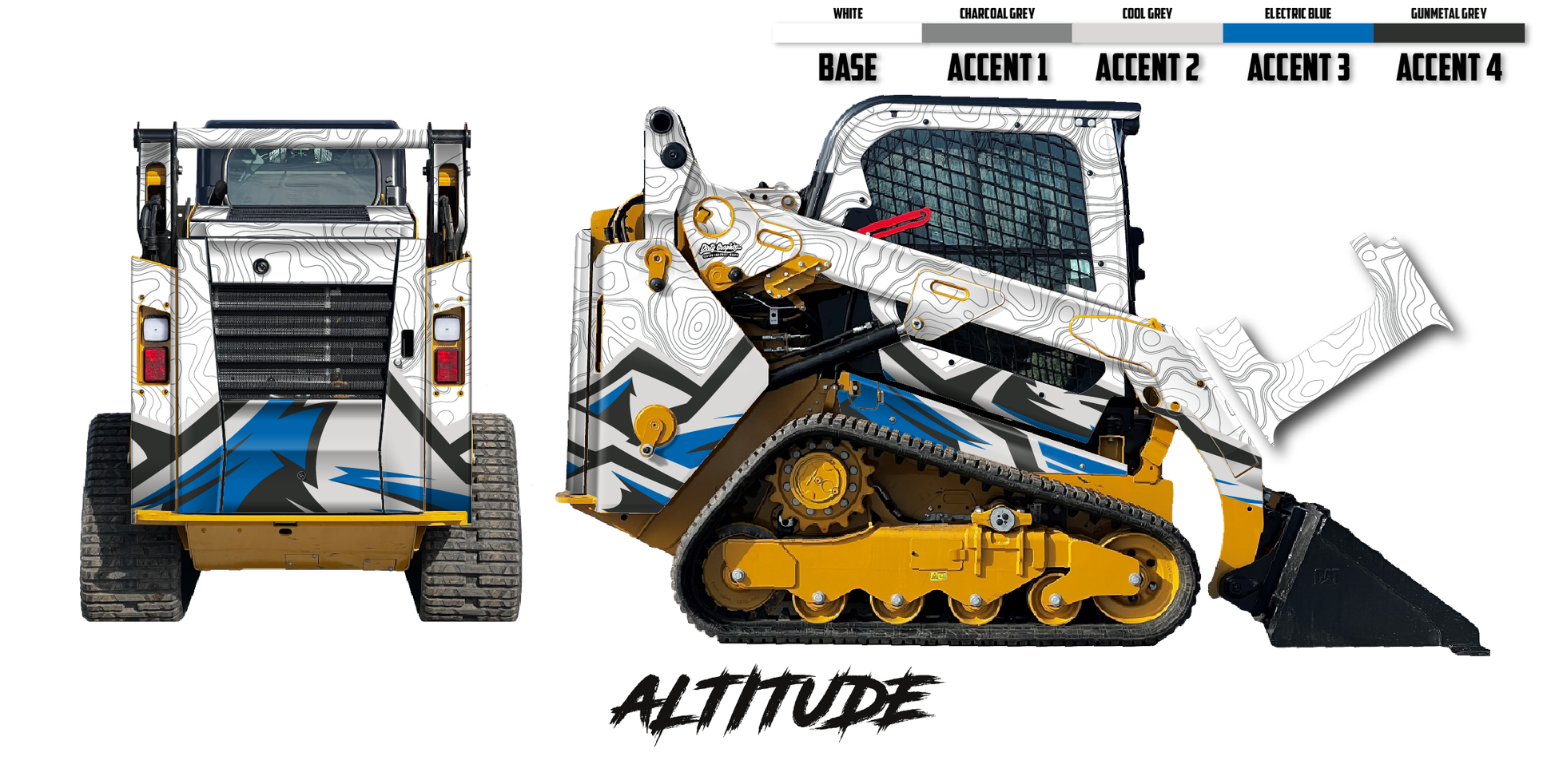 CAT 259/242/257D3 Wrap Kits – Dirty Graphix