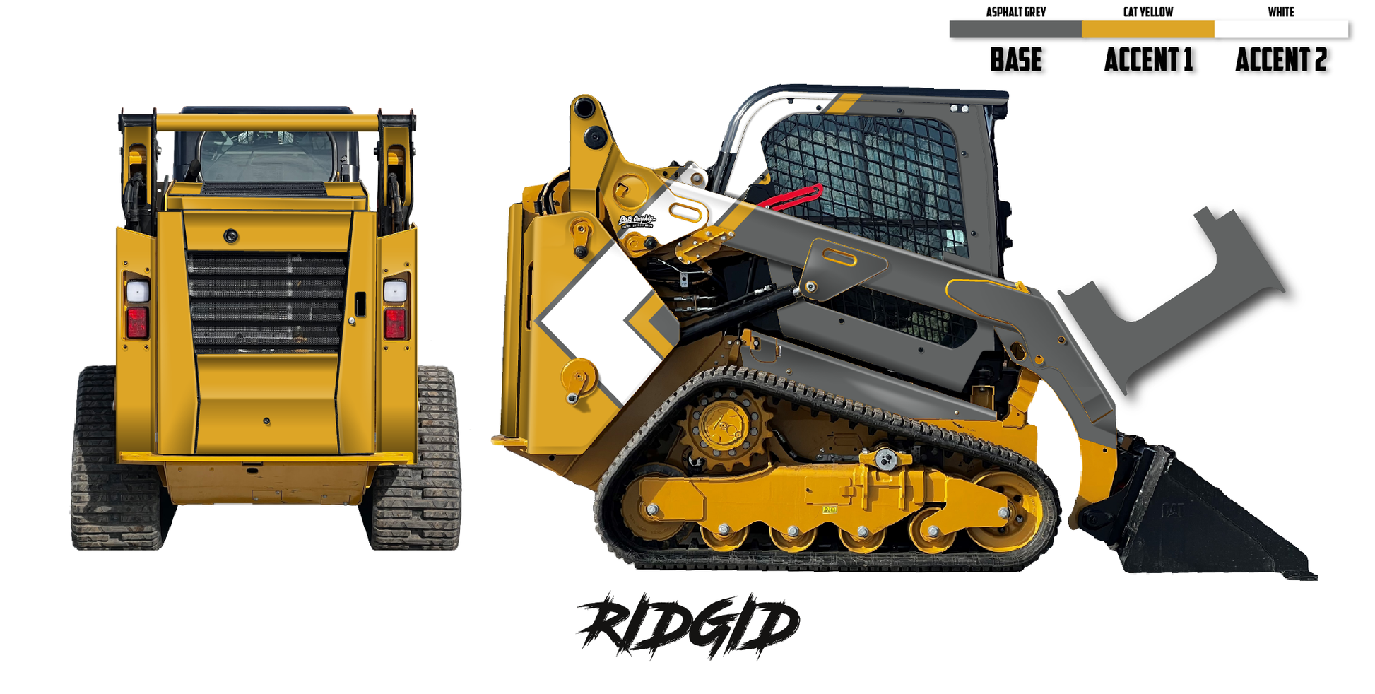 CAT 259/242/257D3 Wrap Kits – Dirty Graphix