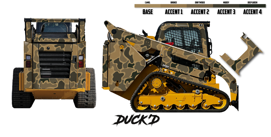 Cat D350D アーティキュレーテッドトラック CAT 299D3 Wrap Kits – Dirty Graphix