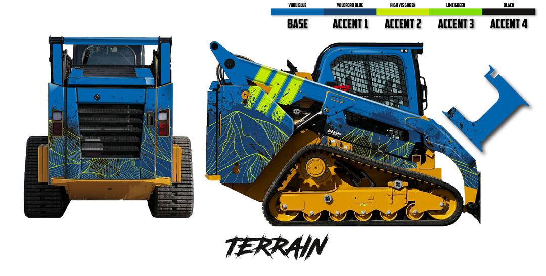 CAT 299D3 Wrap Kits – Dirty Graphix