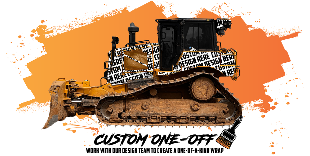 CAT Dozer Custom Wrap Kits – Dirty Graphix