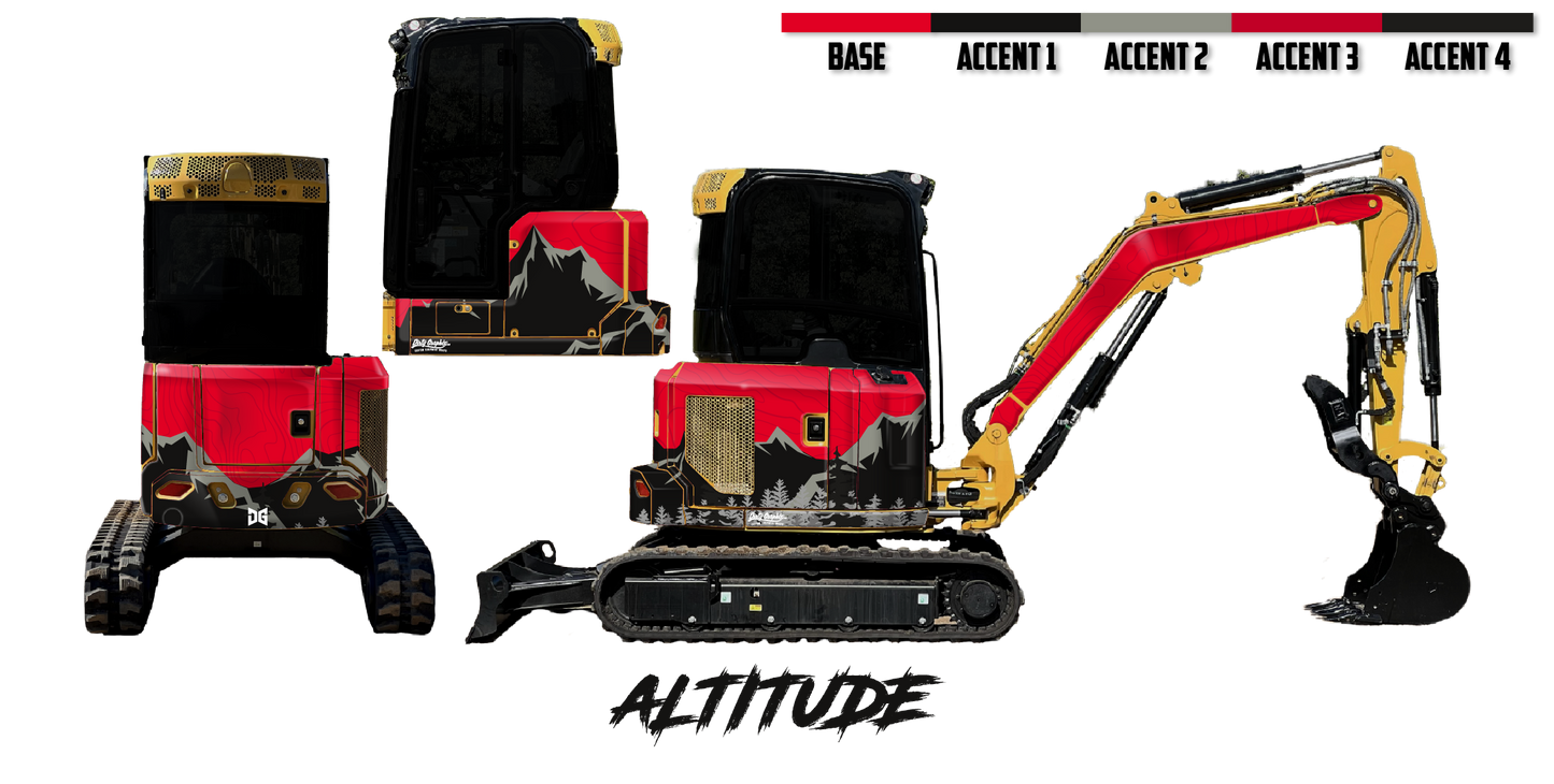 CAT 303 Wrap Kits - With Counterweight