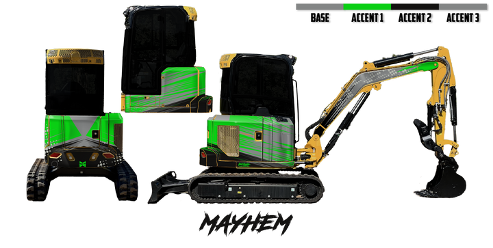 CAT 303 Wrap Kits - With Counterweight