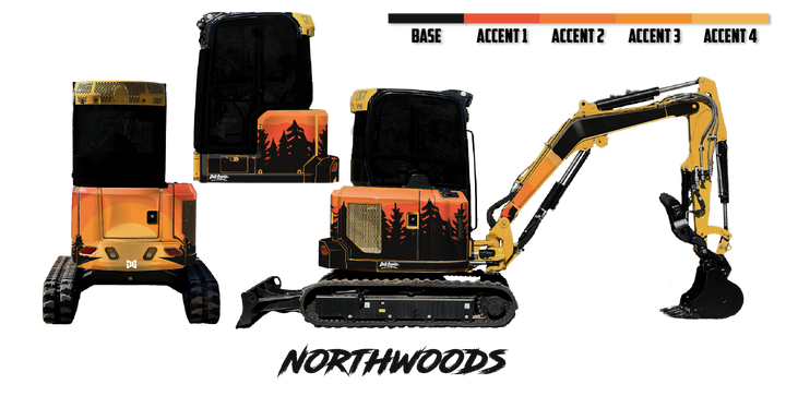 CAT 303 Wrap Kits - With Counterweight
