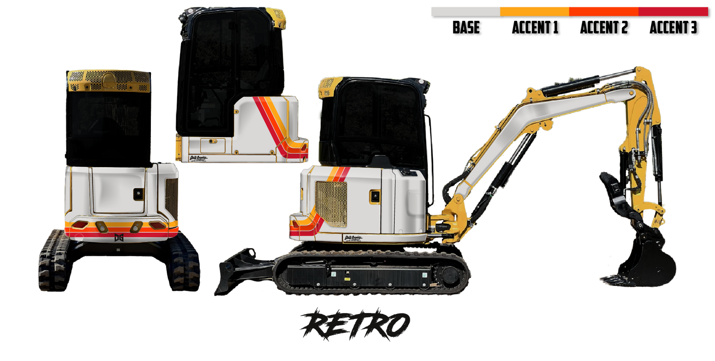 CAT 303 Wrap Kits - With Counterweight