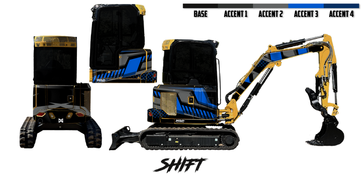 CAT 303 Wrap Kits - With Counterweight