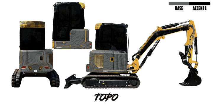 CAT 303 Wrap Kits - With Counterweight