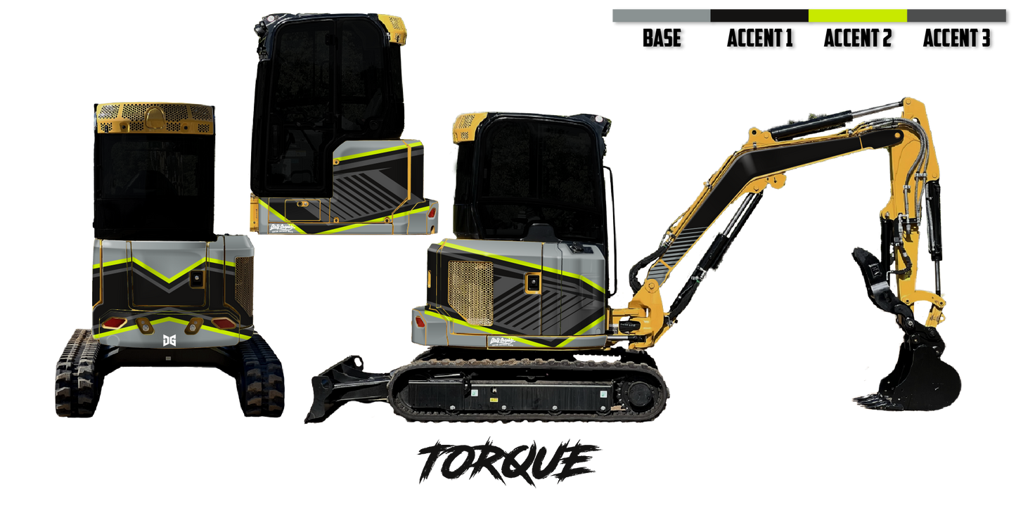 CAT 303 Wrap Kits - With Counterweight