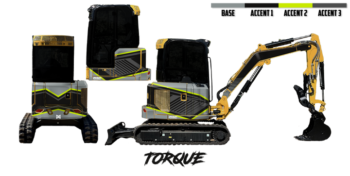 CAT 303 Wrap Kits - With Counterweight