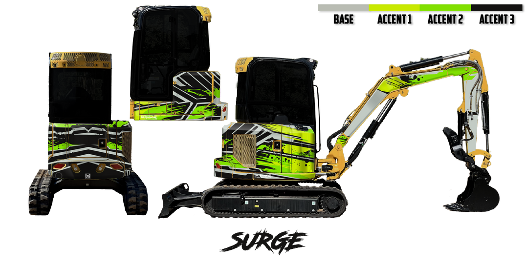 ricecatページ CAT 304 Custom Excavator Wrap Kits – Dirty Graphix