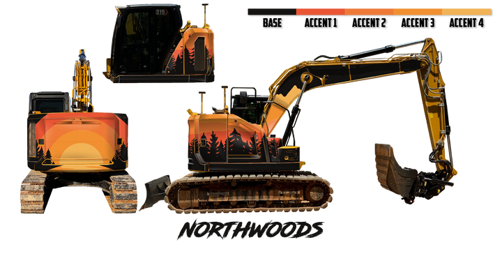 CAT 315 Next Gen Wrap Kits