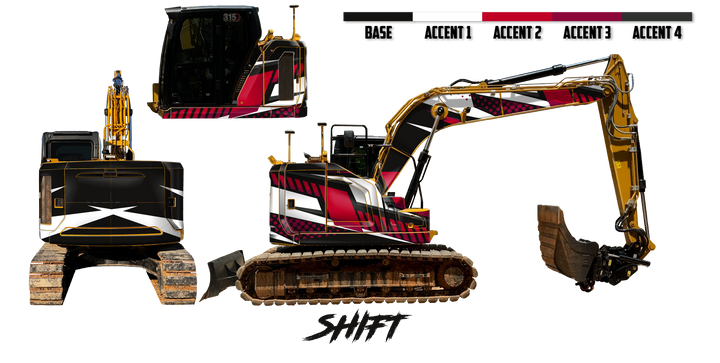 CAT 315 Next Gen Wrap Kits