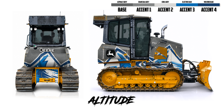 Deere 650P Wrap Kits Dirty Graphix
