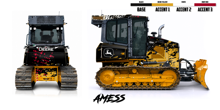 Deere 650P Wrap Kits Dirty Graphix
