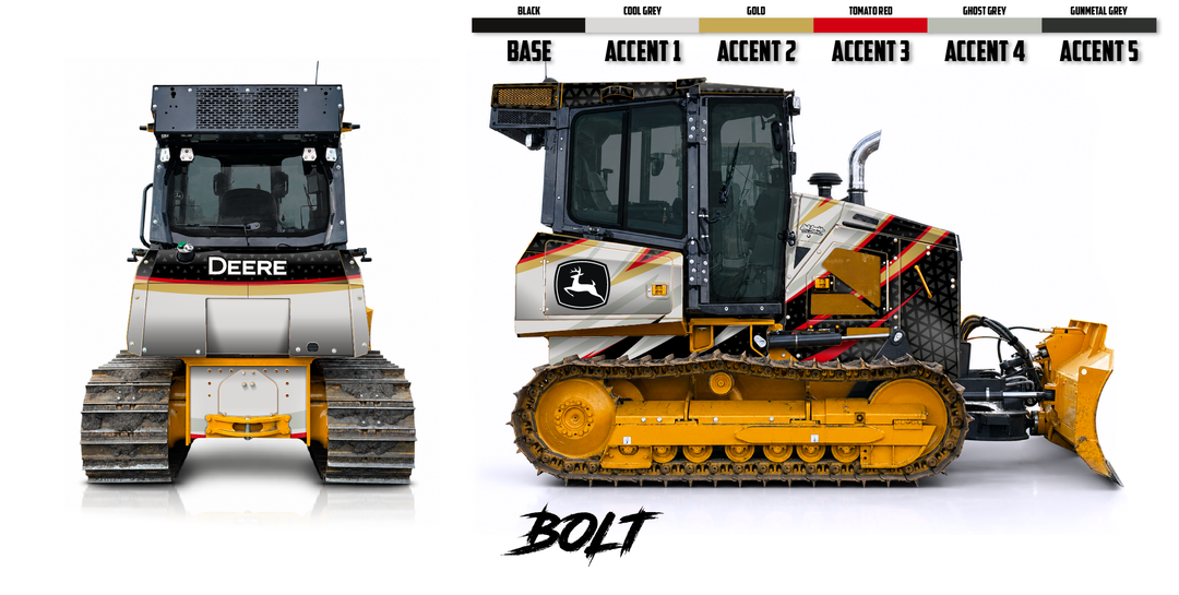 Deere 650P Wrap Kits Dirty Graphix