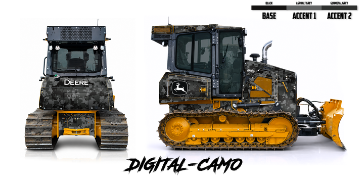 Deere 650P Wrap Kits Dirty Graphix