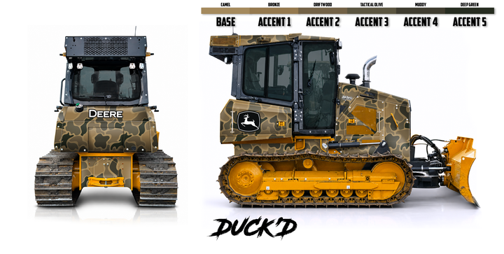 Deere 650P Wrap Kits Dirty Graphix