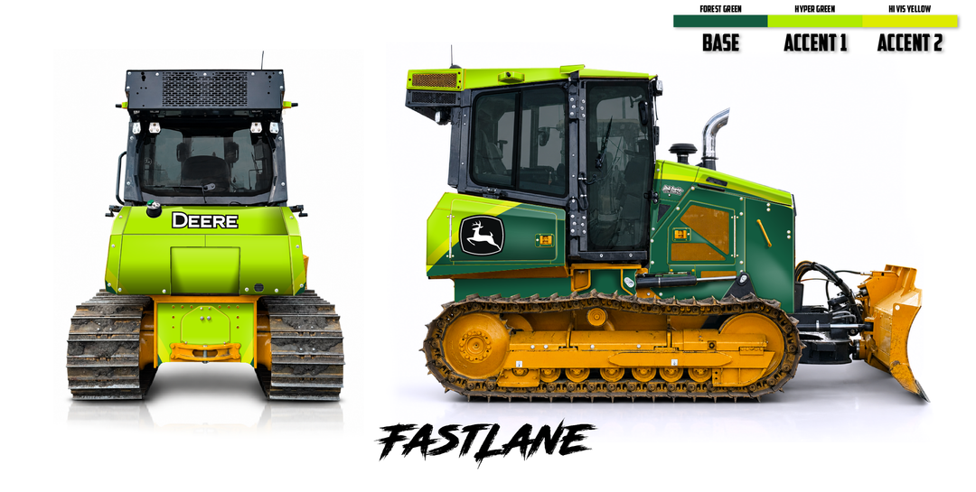 Deere 650P Wrap Kits Dirty Graphix
