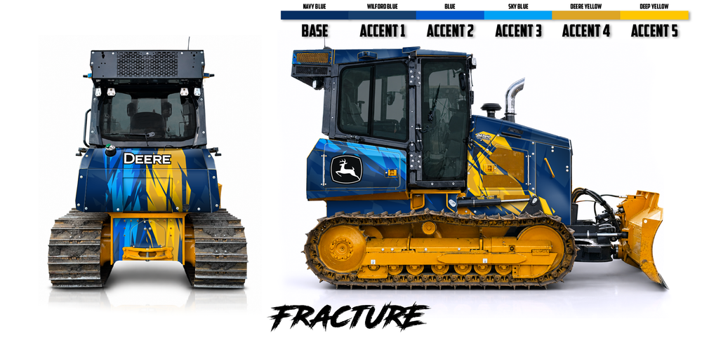 Deere 650P Wrap Kits Dirty Graphix