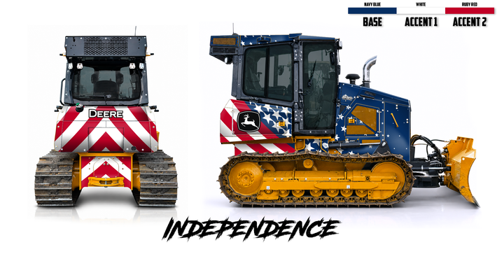 Deere 650P Wrap Kits Dirty Graphix