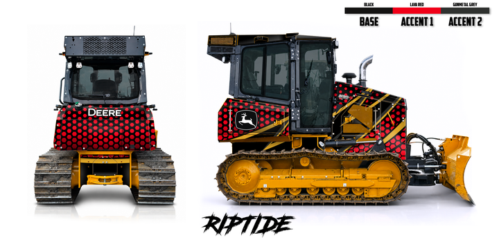 Deere 650P Wrap Kits Dirty Graphix