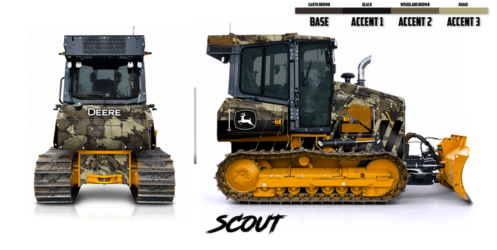Deere 650P Wrap Kits Dirty Graphix