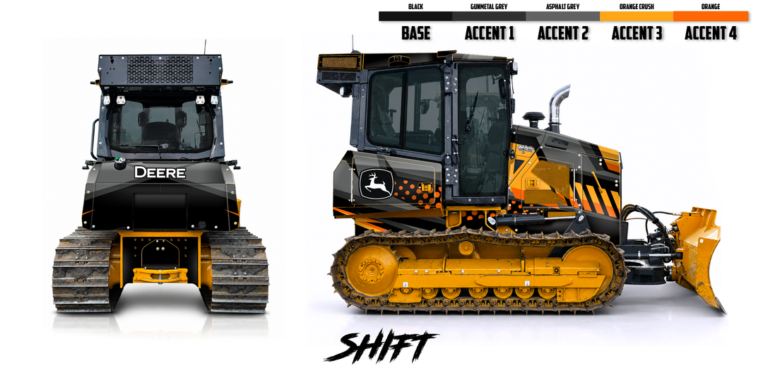 Deere 650P Wrap Kits Dirty Graphix