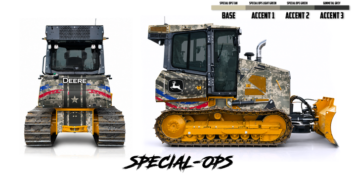 Deere 650P Wrap Kits Dirty Graphix