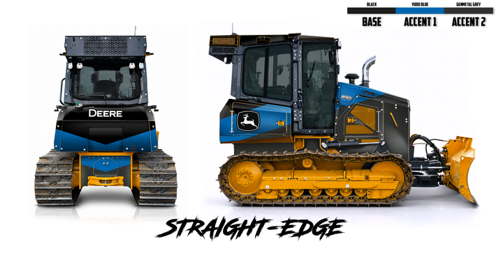 Deere 650P Wrap Kits Dirty Graphix
