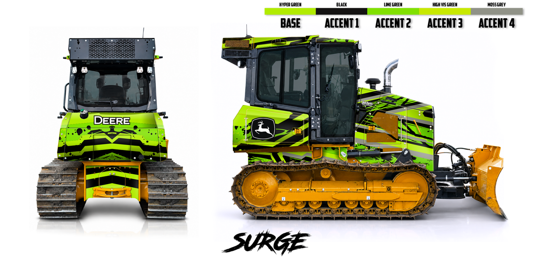 Deere 650P Wrap Kits Dirty Graphix