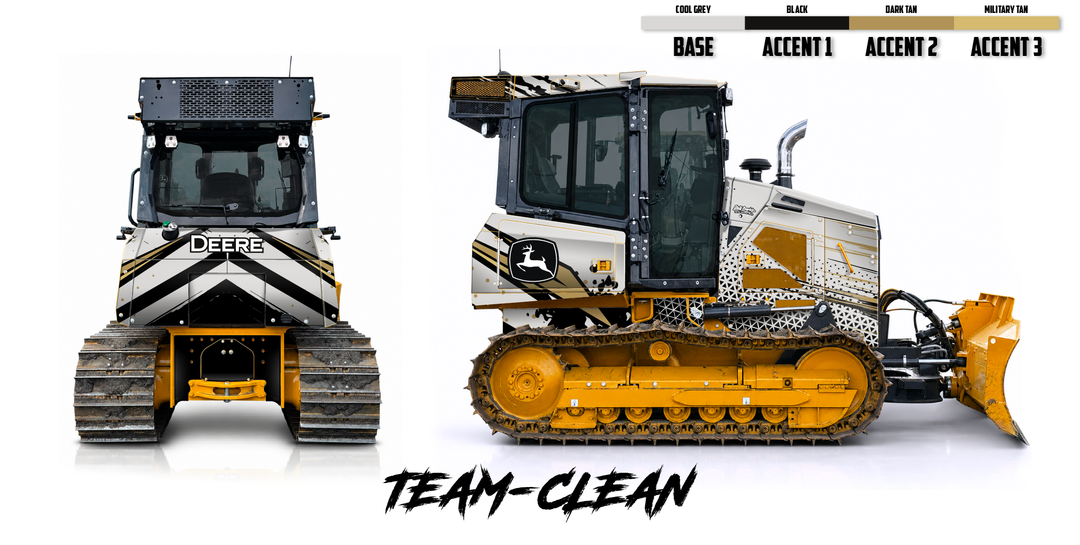 Deere 650P Wrap Kits Dirty Graphix