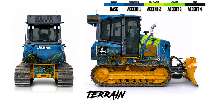 Deere 650P Wrap Kits Dirty Graphix