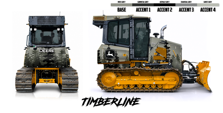 Deere 650P Wrap Kits Dirty Graphix